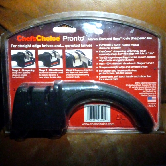 KNIFE SHARPENER (GIFT?) UNOPENED SEALED-CHEFS CHOICE PRONTO about $80 VALUE - Picture 2 of 7